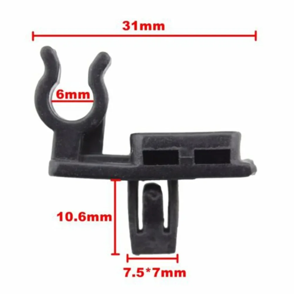 

2x Hood Prop Rod Clamp Clip Retainer For Isuzu TF TFR Trooper For Holden For Rodeo For Vauxhall For Brava Car Accessories NEW