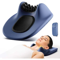 Intelligent Shoulder and Neck Massager Technology Correction Low-frequency Pulse Hot Compress Cervical Massage Pillow Household