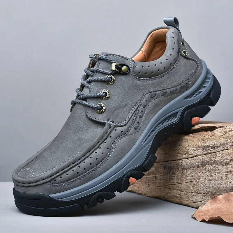 Men's Shoes PU leather Flats Men Loafers High Quality Outdoor Men Sneakers Breathable Casual Shoes Botines Para Hombres
