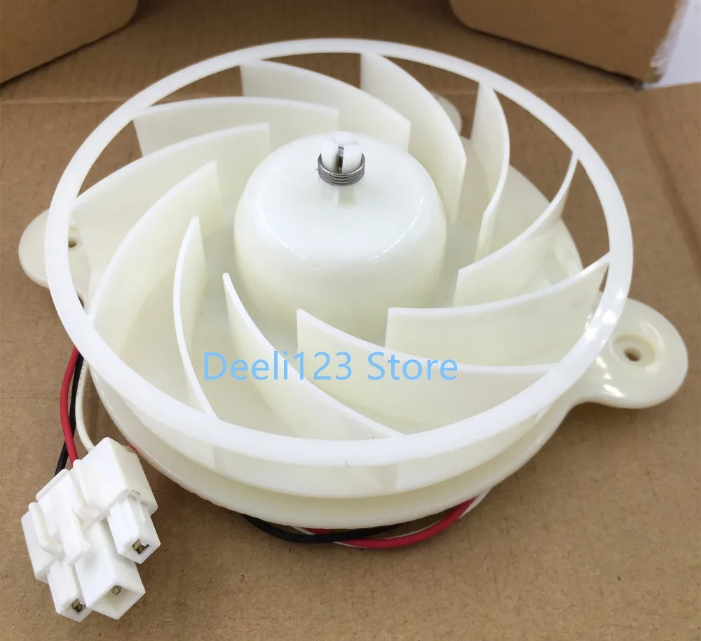1pcs ใหม่ทํางานดีสําหรับตู้เย็นมอเตอร์ ZWF-30-3 12V2.5W พัดลมมอเตอร์