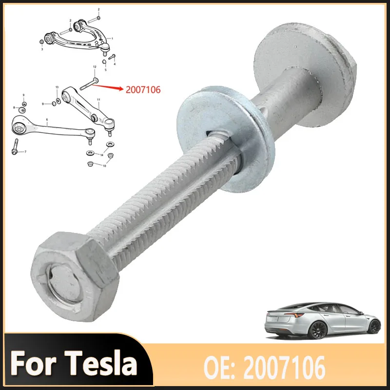 Front Lower Control Bolt Alignment Bolt For Tesla Model S X 2007106 1027351-00-C Front Lower Control Replacement Car Part