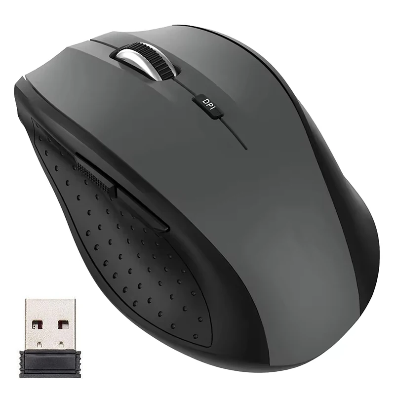 

Wireless Mouse Silent Mouse 2.4G Portable Mobile Optical Office Mouse Adjustable 1600 DPI Levels For Notebook PC Laptops MacBook