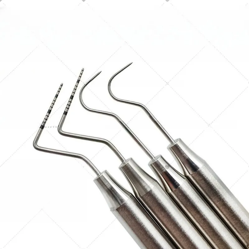 1pcs Lab Probe Periodontal Scale Probe Periodontal Pouch Root Canal Probes CPI Examination Probes Tool