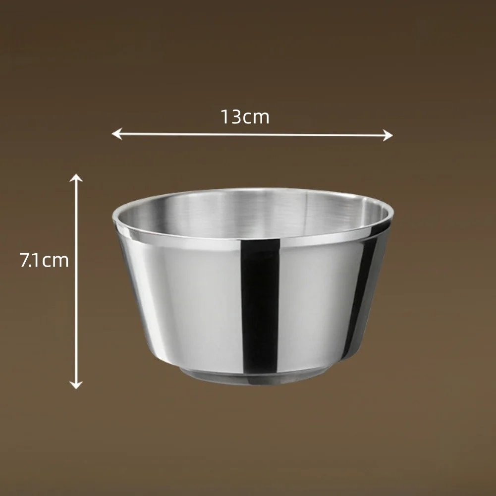 Stainless Steel Bowl Made with 316L Grade Steel Hollow Insulated Design Helps Maintain Food Temperature and Protect User Hands