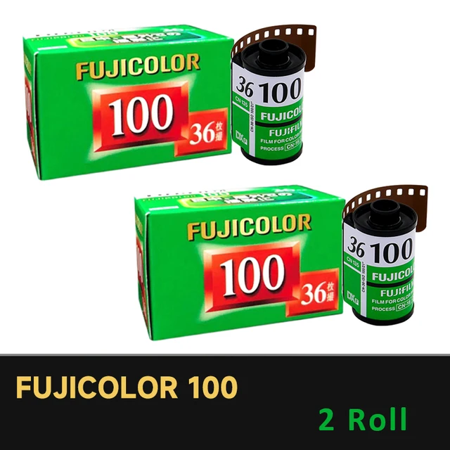 ISO 100 Color Film Fujicolor C100 Fujifilm 100 1/2/3/5 Rolls for