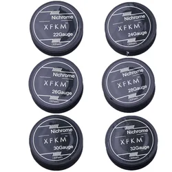 Fio de resistência XFKM para Rda Rta, NI80 Wire, DIY MTL Coil Tools, alta qualidade, 10m por rolo