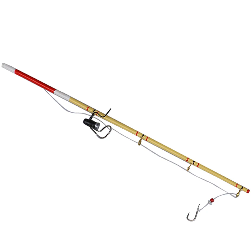 1Pc 1:12 Dollhouse Miniature Fishing Tool Model Toy Dolls House Fishing Rod Pole