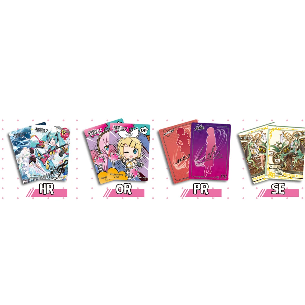 Youka series Hatsune Miku card Japanese Cartoon Anime Rare Collection Card Binder Notebook Game Collection Gift