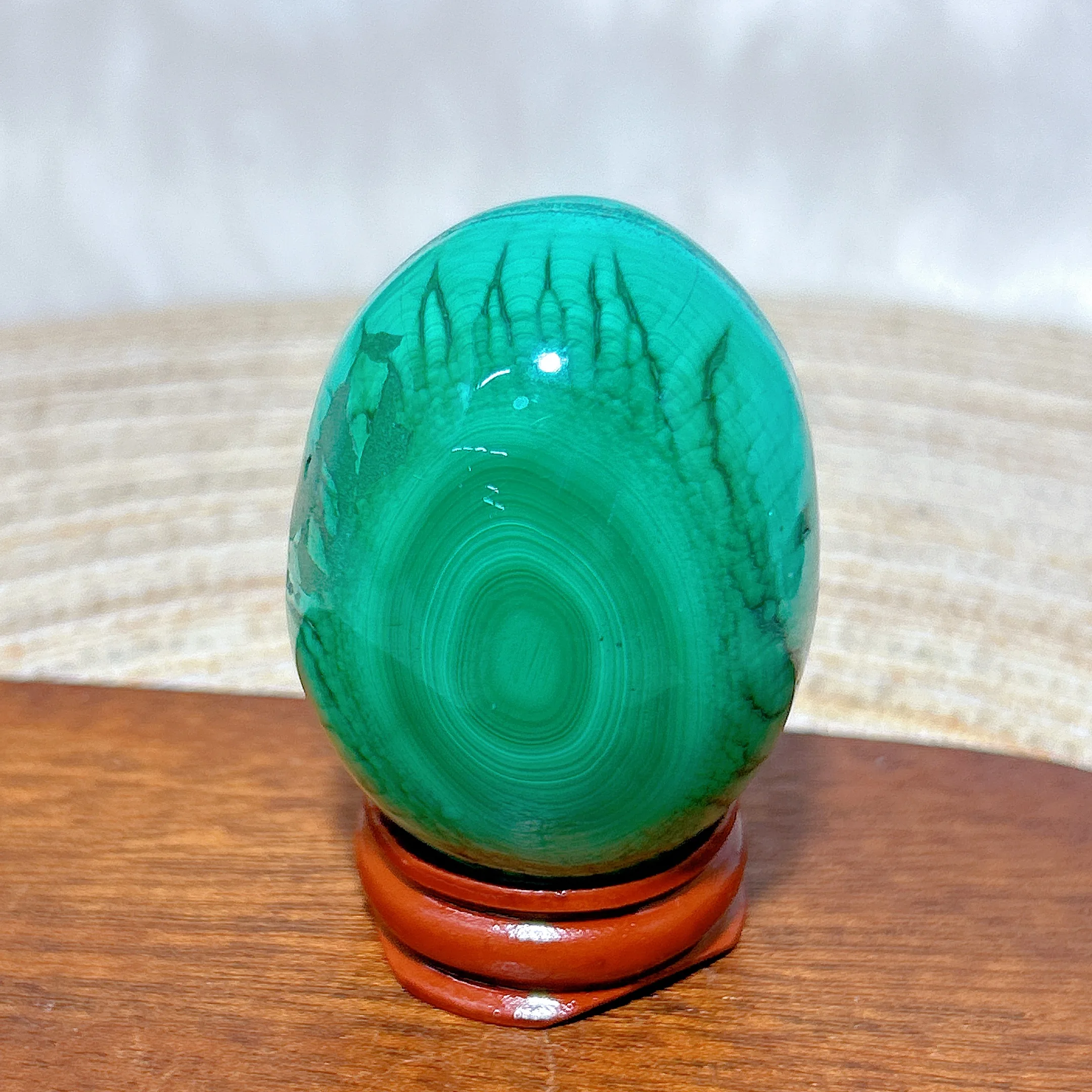 

Natural Crystal Malachite Egg Polished Healing Gemstone High Quality Reiki Ornament Energy Home Decoration Room Decor Gift