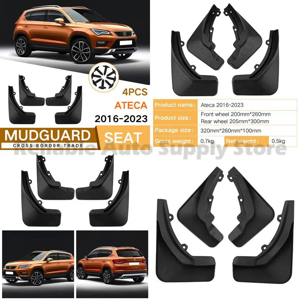 

For SEAT Ateca 2016-2023 Mudguard Fender Flare Trim Auto Accessories Premium Quality Durable Design Factory Direct Wholesale
