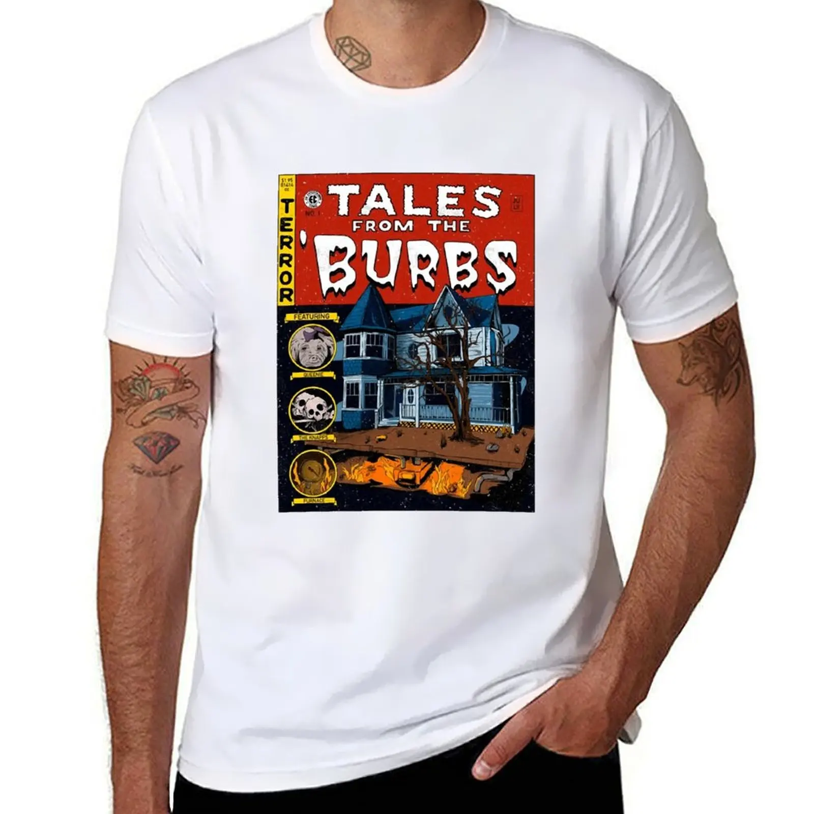 

Футболка The Burbs (1), мужские хлопковые футболки для мужчин, футболки с рисунком, футболка