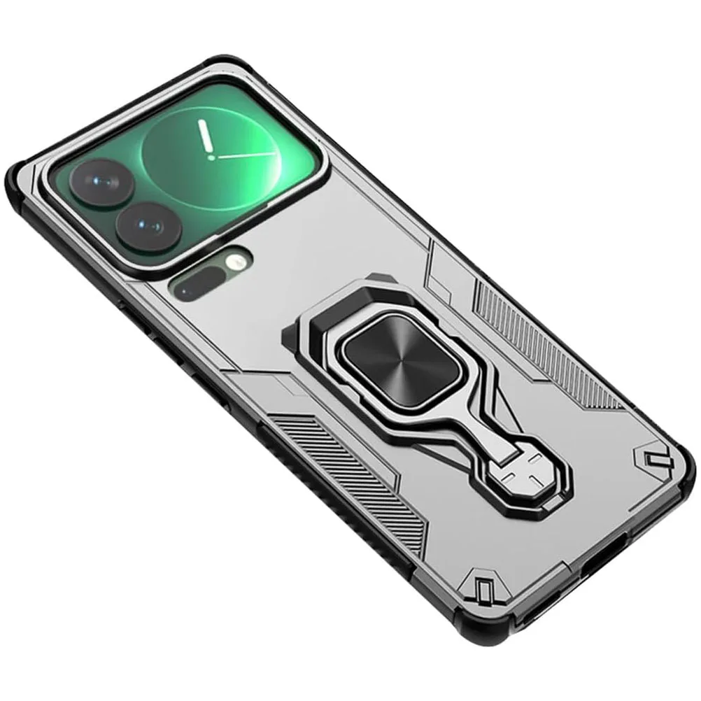 

Магнитный чехол для Xiaomi 17 Pro Max/17 Pro/17, ударопрочный, военного класса, с держателем для кольца, нескользящий, тонкий