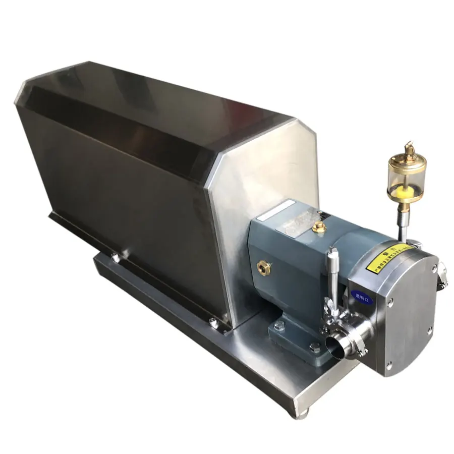 Stainless Steel Stator Rotor Small Food Grade Chocolate Mini Sanitary High Viscosity Transfer Pump Rotary Lobe Pump