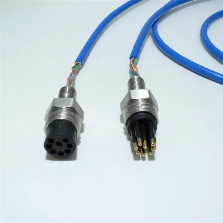 Rov Tether Cable Subconn Subaquático Rov Tether Cable Deap 8 Pinos DBH8F DBH8MSea Seacon Conectores Plugáveis Subaquáticos