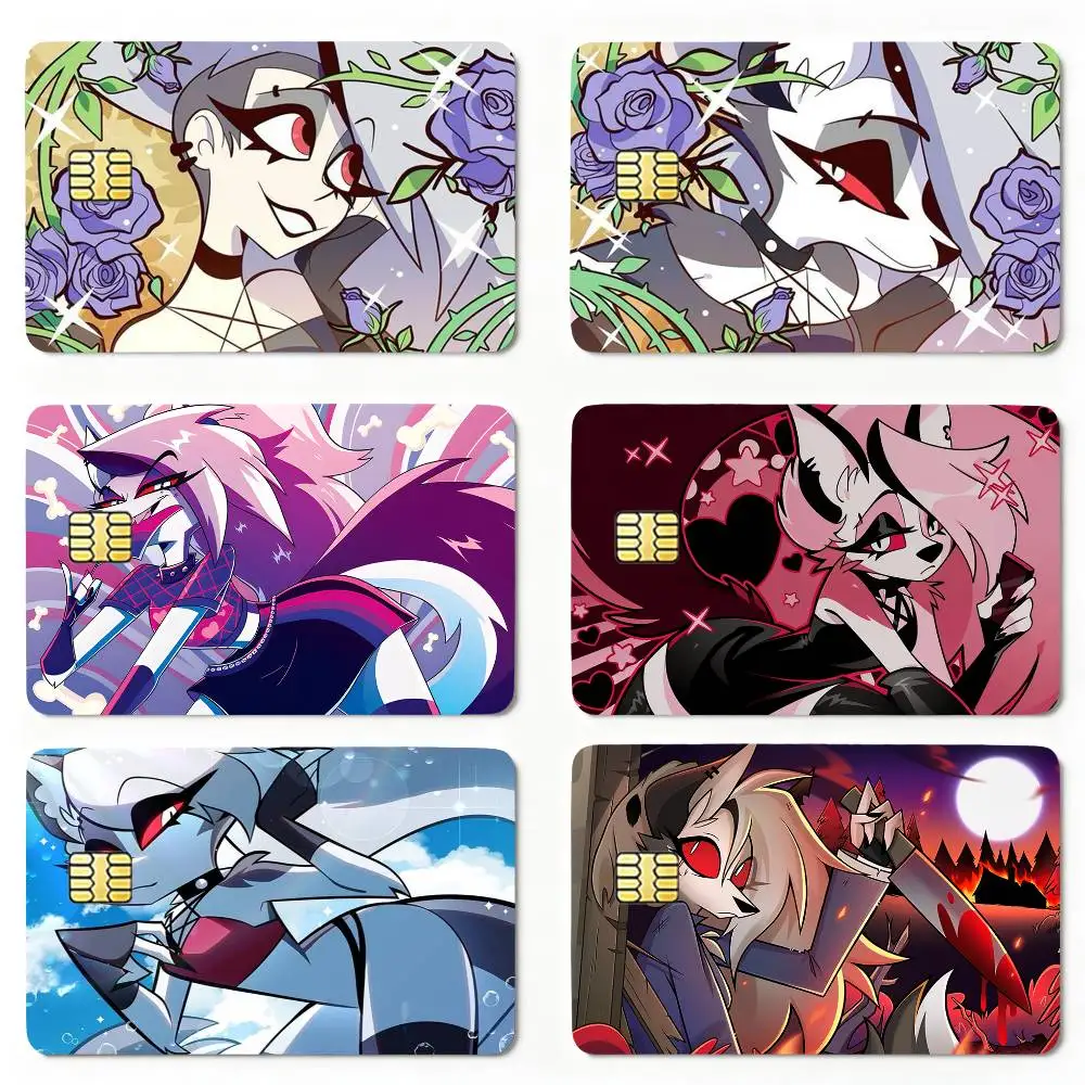 Loona H-Helluva B-Boss Decorative Waterproof Film Skin Cover Credit Card Stickers Debit Front Bank Bus Pass