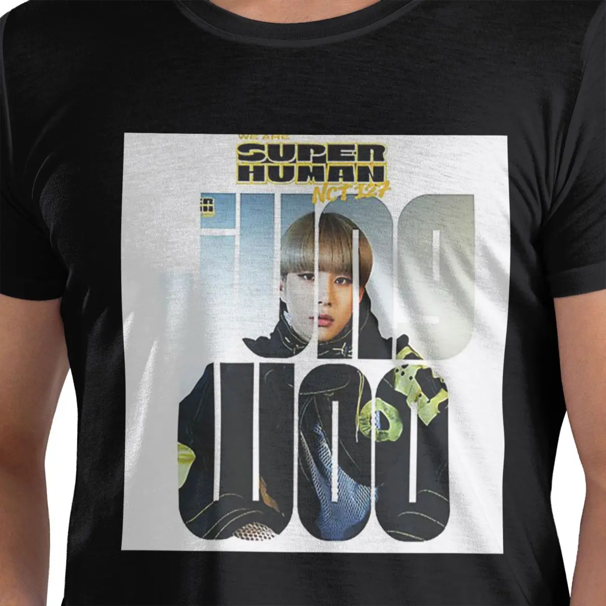 NCT 127 Jungwoo Superhuman футболка из 100% хлопка, мужские модные футболки, мужские футболки с круглым вырезом и коротким рукавом, S-6XL