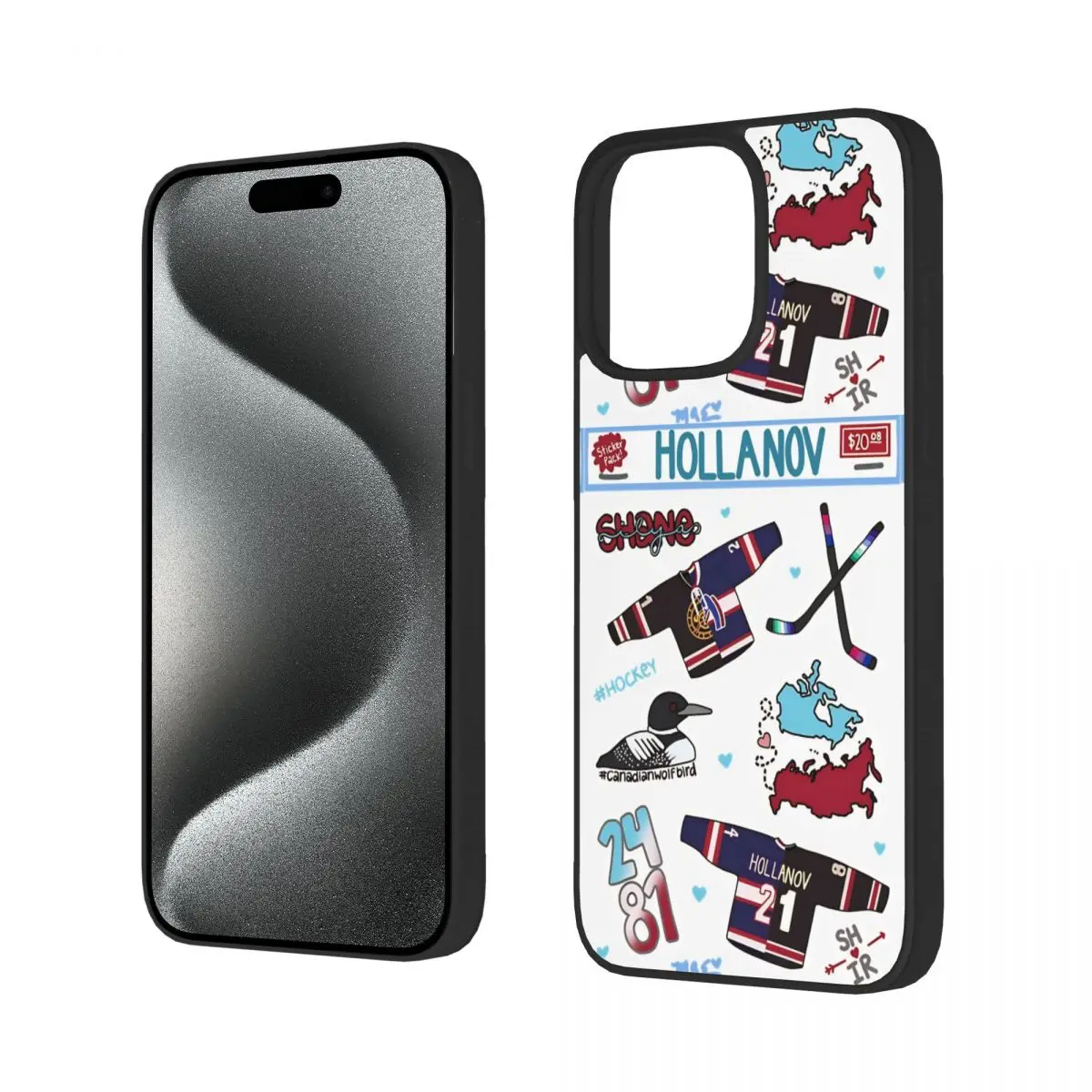 Awesome TPU Case For iPhone 15 Pro Heated Rivalry Hollanov  Pack Cover Shockproof Phone Case