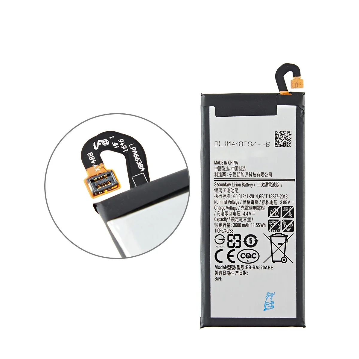 EB-BA520ABE-Samsung Bateria Galaxy A5 Edição 2017, 3000mAh, A520, SM-A520F, A520K, A520L, A520S, A520W, DS, Ferramentas, Novo