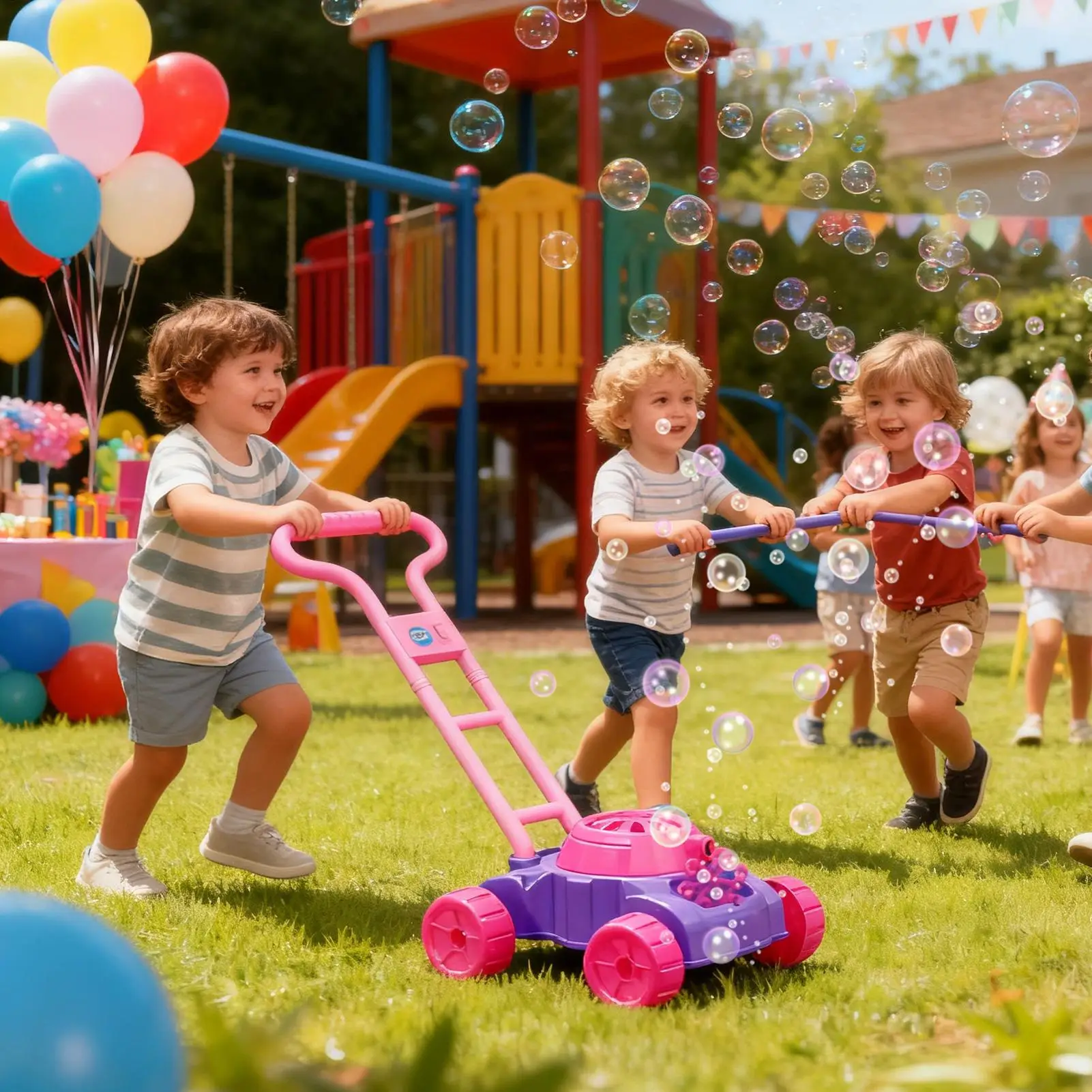 Grasmaaier Bubble Machine Fantasiespel Party Favor Achtertuin Spel Bubble Machine Voor Kinderen Voor Kleuters Kinderen Jongens Meisjes