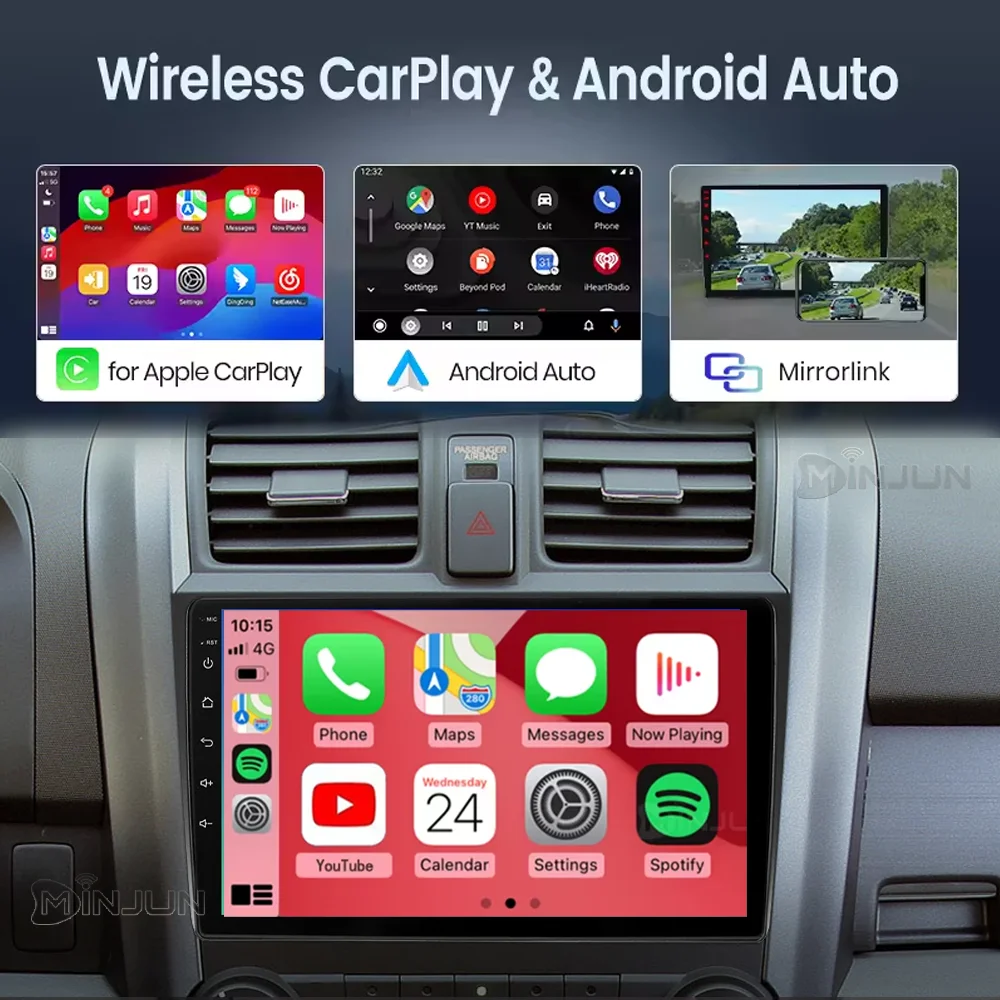 Radio para Auto Android 16 para Mitsubishi Outlander 2005 - 2011, Reproductor Multimedia Carplay, Navegación GPS, DSP, Bluetooth, Estéreo