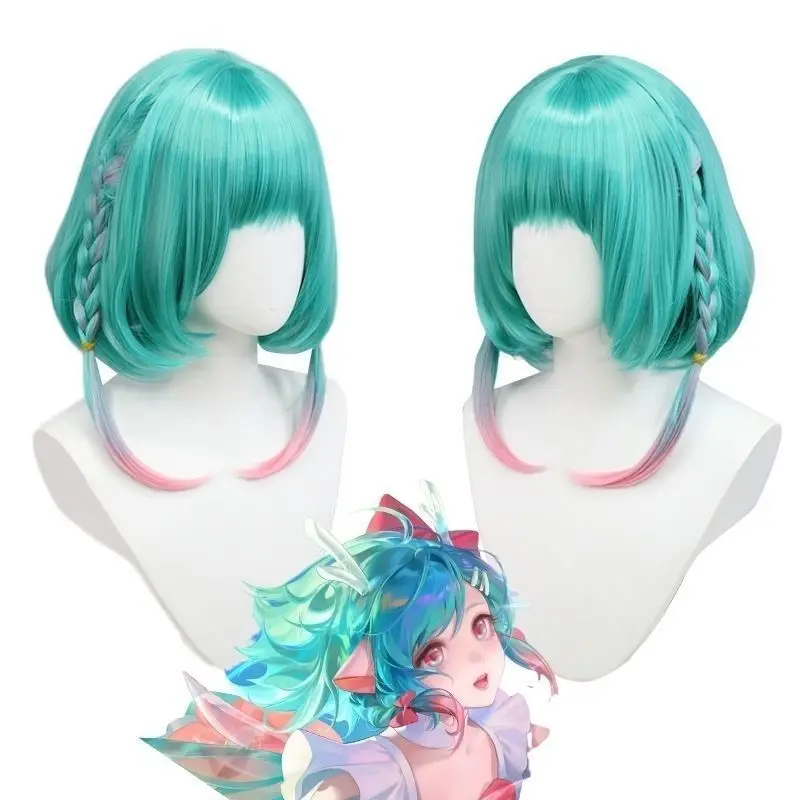 ‌ Peruca Honor of Kings Yao – Cabelo cosplay resistente a altas temperaturas, acessório de fantasia de personagem de anime
