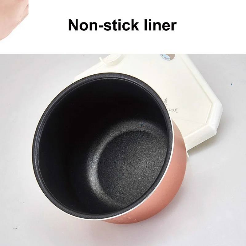 2L Multicooker for Car Truck 24V Non-stick Electric Rice Cooker Food Steamer Stir-fry pan Car-mounted Hot pot Noodles Boiler