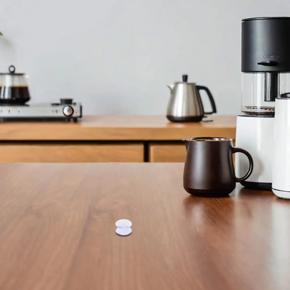 

100Pcs Double Sided Suction Cups Clear Transparent Glass Table Bumper Pads Non Slip Silicone Pads for Tile Furniture Protection