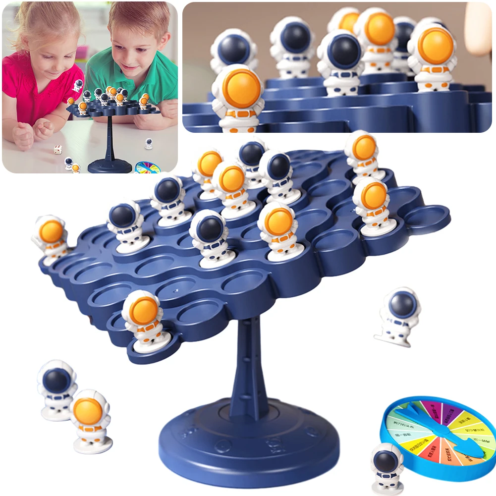 Astronaut Balance Game Educational Balancing Board Puzzle Balance Tree Counting Toys Gift for Boys Girls