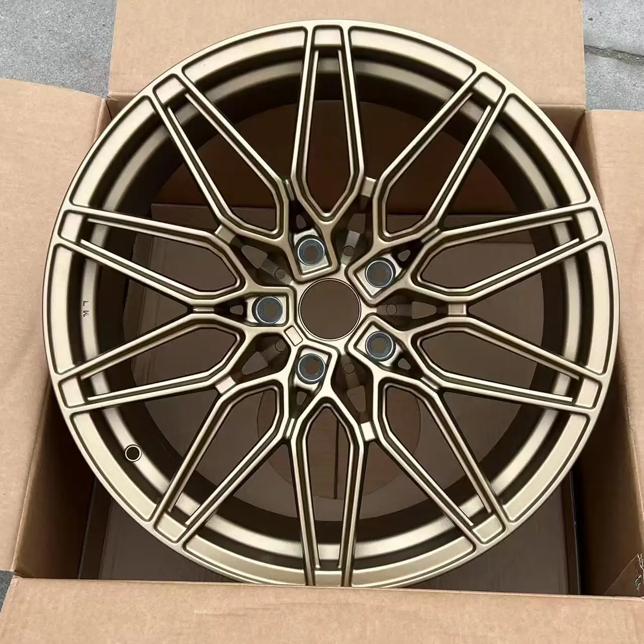 15 Inch 4X100 TC Style Bronzed Black Hyper Black Aluminum Alloy Passenger Car Wheels Modified Rims