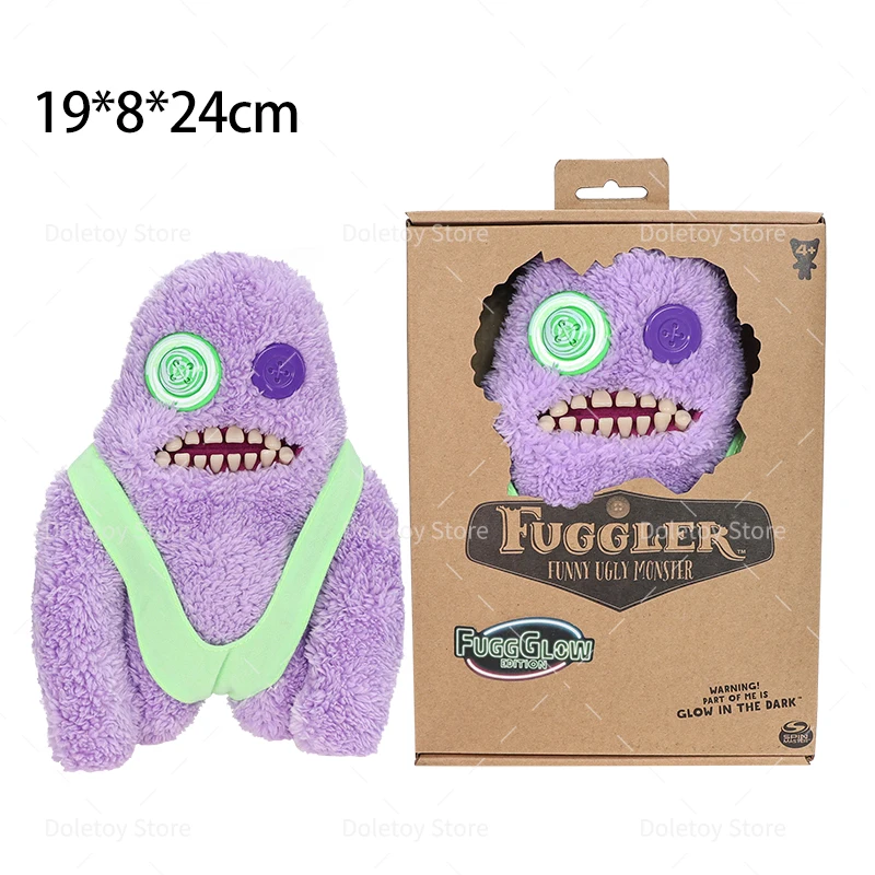 Original Fuggler Plush Toys Funny Fuggler Alley Cats Old Fogies Care Bears Powerpuff Girls  Love Fuggs Monster Peluche Dolls