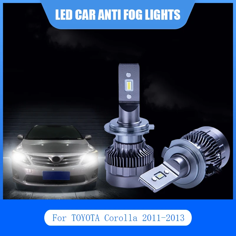 

2 шт. для TOYOTA Corolla 2011-2013 светодиодные автомобильные фары противотуманные фары H11 9005 9006 6000K 12V автомобильные светодиодные фары лампы авто лампы