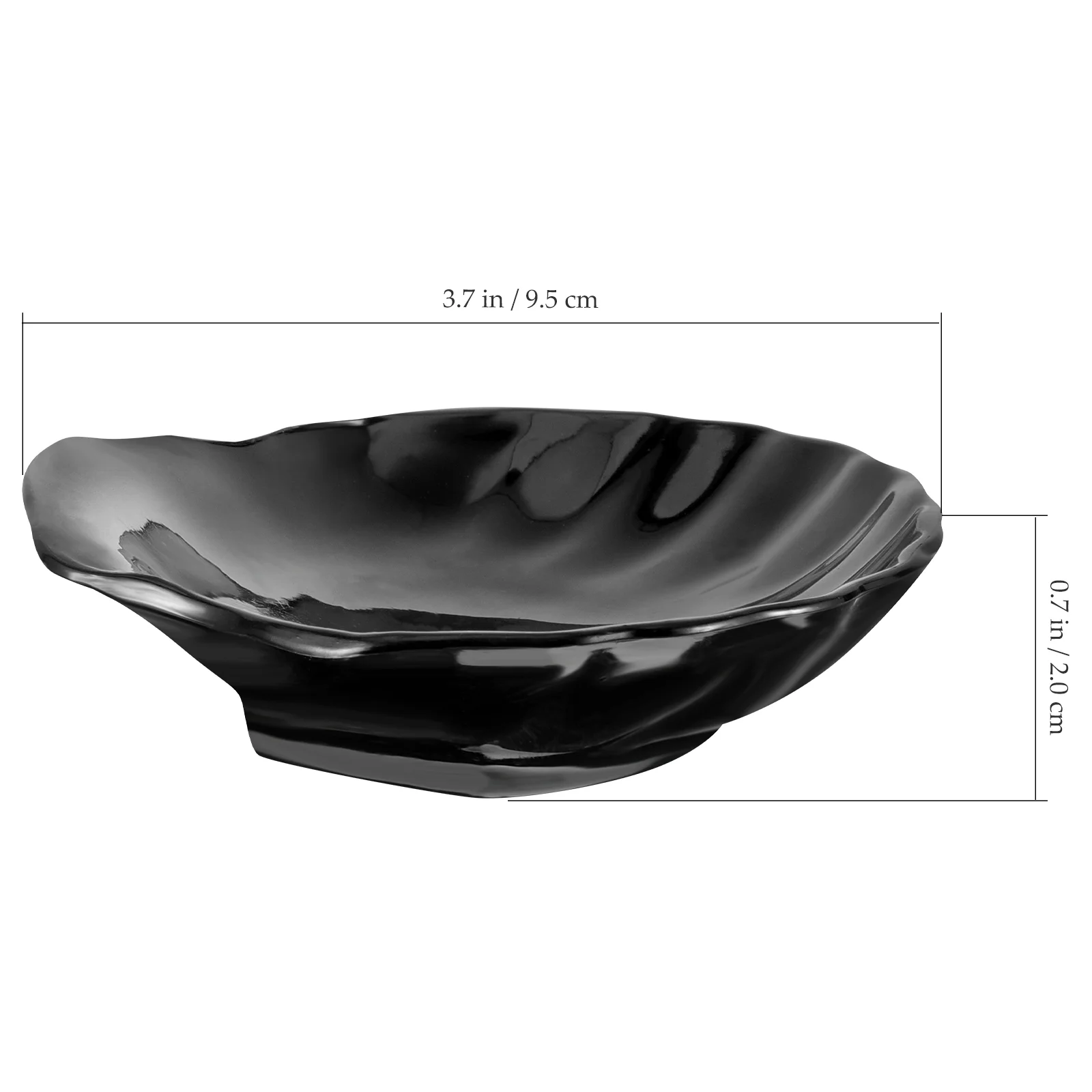 Jewelry Holder Shell Soap Dish Bar Shampoo Dishes for Bracket Small Tray Shower Black Bathroom