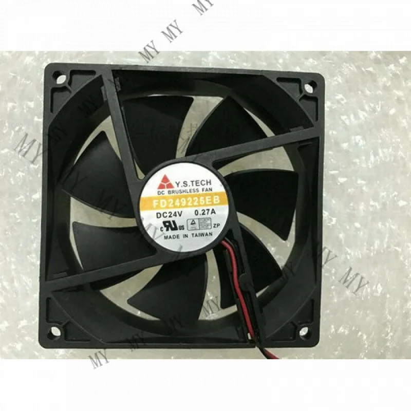 

TT 1 PCS for Y.S.TECH FAN FD249225EB DC 24V 0.27A 9CM 9025 2 Wire