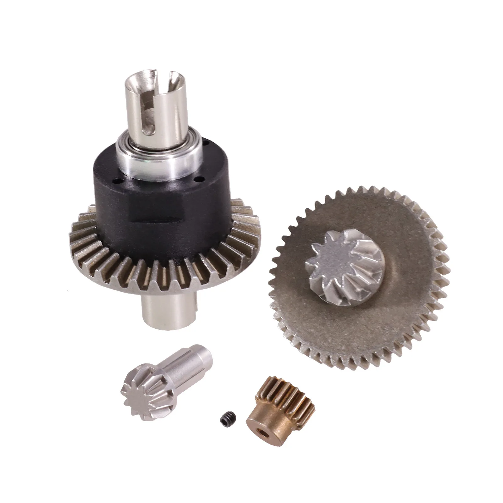 Upgrade metal differential assembly Motor/Active/ Large gear parts Accessories for SCY 1/16 16101 16102Pro 16103 Q130 RC car