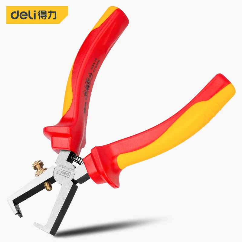 6\'\' VDE Needle Nose Pliers Multifunction High Voltage Resistance 1000V Insulated Wire Cutter Cable Cutting Strippers Hand Tools