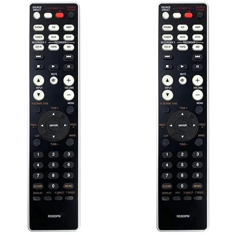 A33T 2X RC003PM Replacement Remote Control for Marantz AV Receiver PM5003-PM7003, IR Wireless