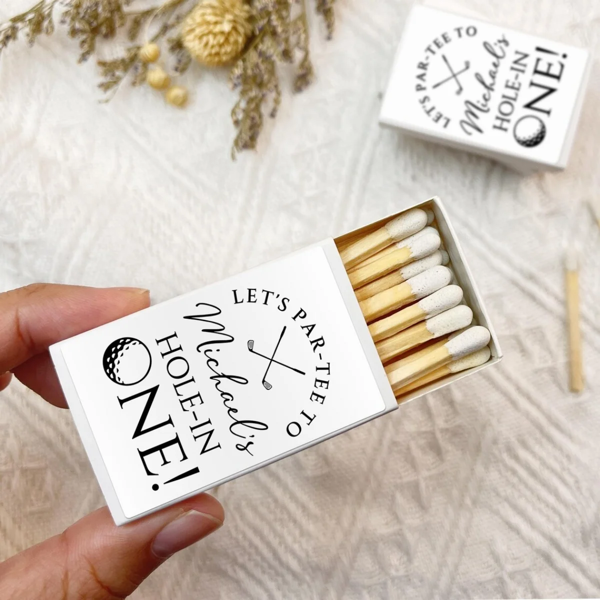 

Let's Par-Tee - детский подарок на день рождения для гольфа, оптовая спичечная коробка/персонализированные спичечные коробки/декор для дня рождения/подарок на первый день рождения для гольфа