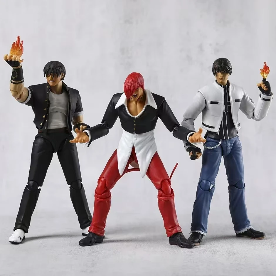 

In Stock 19cm Storm Toys The King of Fighters Kyo Figure Kusanagi Iori Yagami Figurine KOF Action Figure Model Toys Toys Gift