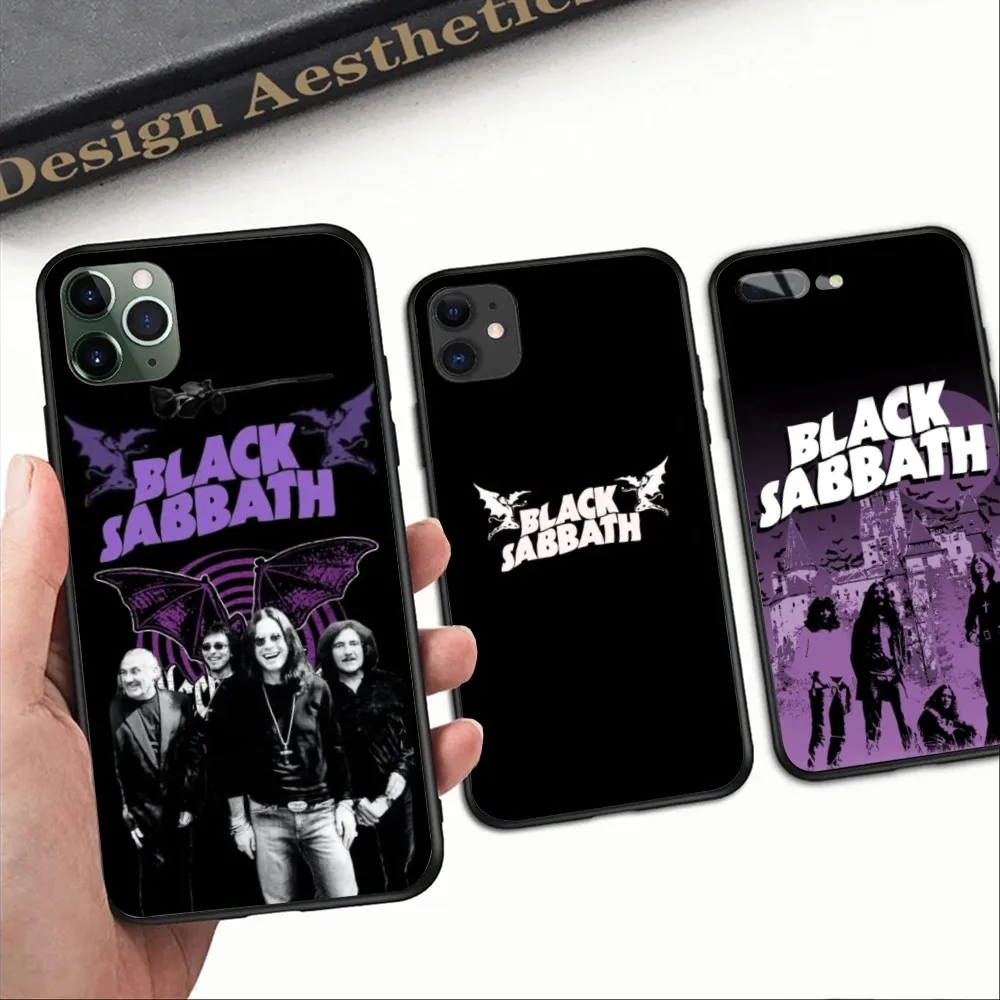 Fashion Sabbath Mobile Cell Phone Case for iPhone 15 14 13 12 11 XS X 8 7 6 Plus Mini Pro Max SE 2022 Black Phone Cover Funda