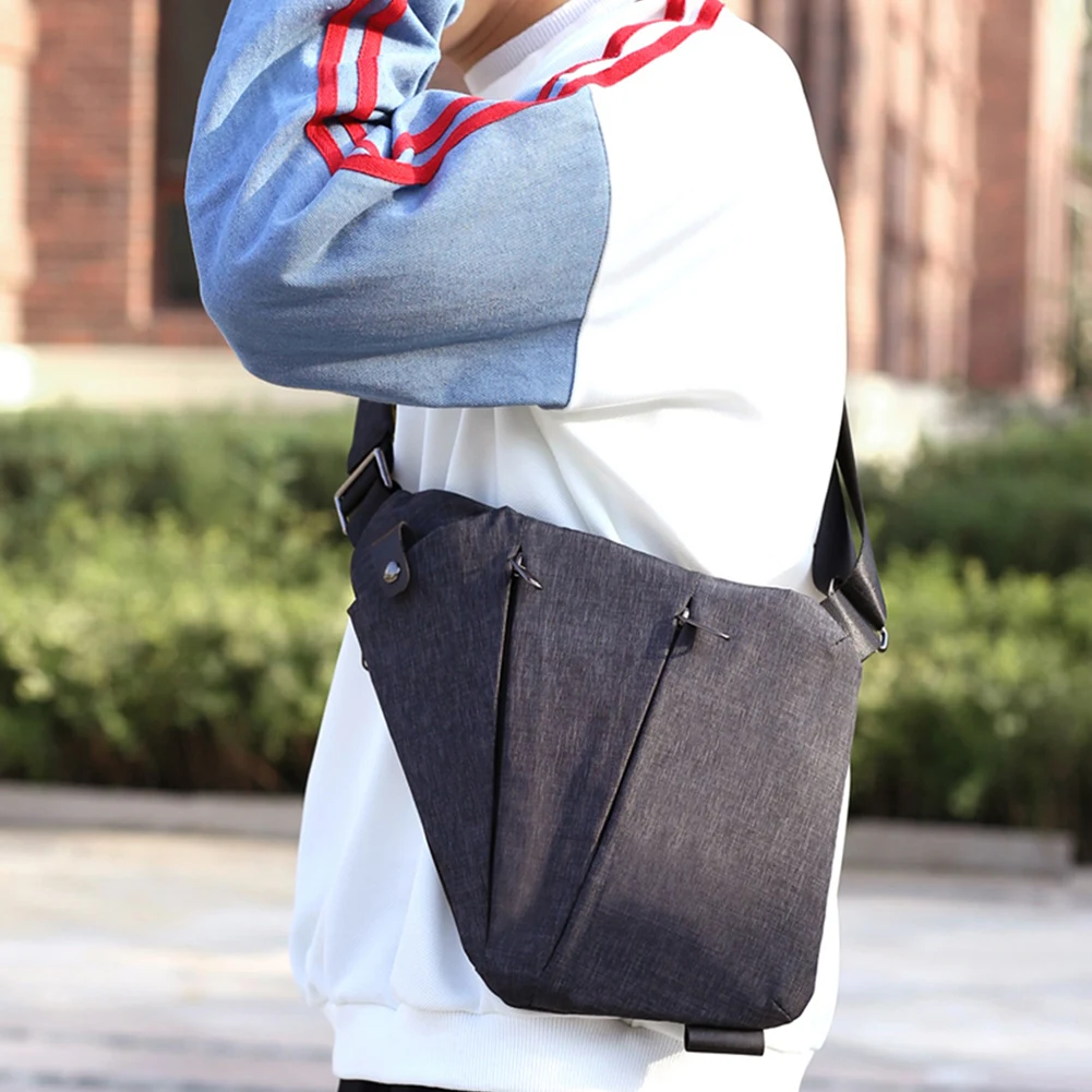 

Mens Fashion Chest Bag Travel Crossbody Bag Large Capacity Multifunctional Fanny Pack Adjustable Strap Ergonomic Waist Pack