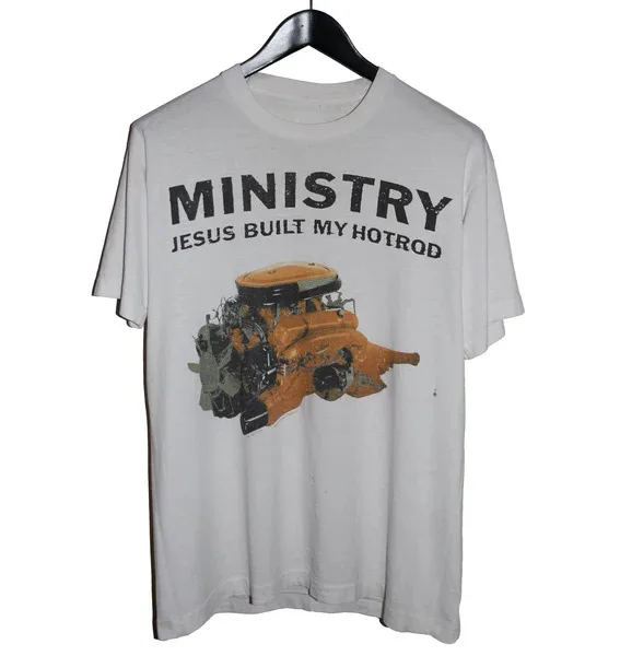 Hot Vintage Ministry Band White Size S-4XL T-Shirt Gift For Friend TT224