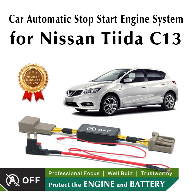 

Car Stop Start Engine System For Nissan TIIDA C13 Car Smart Auto Stop Canceller Sensor Plug Switch Car Accessories