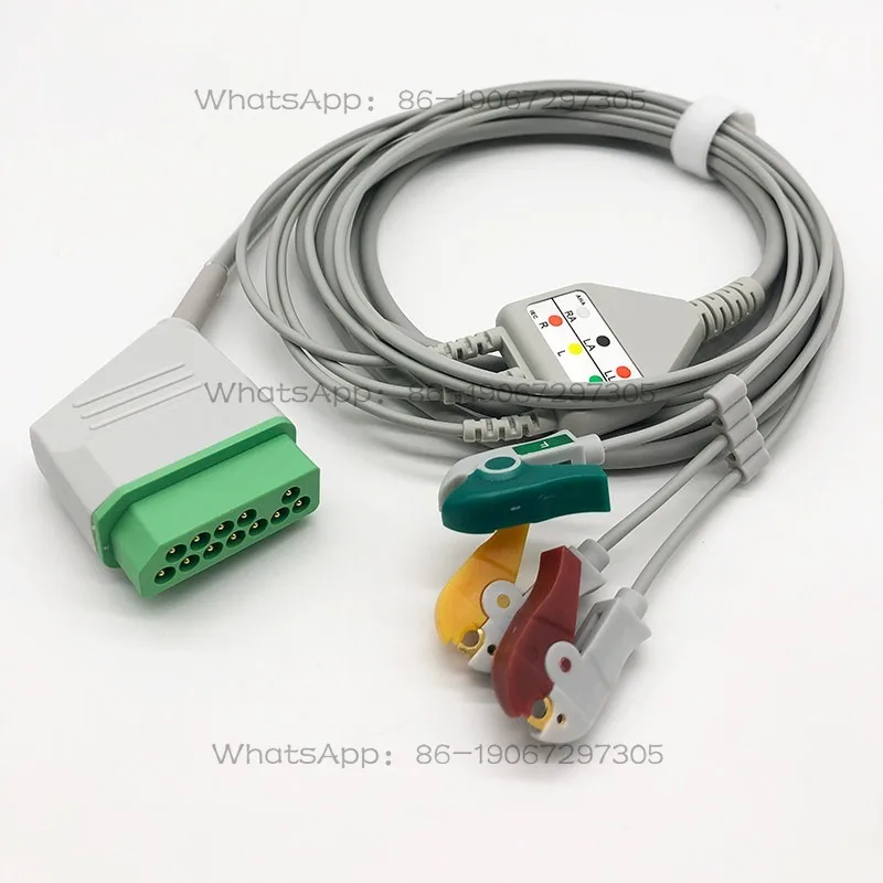 BR-906P BSM-2353 5100 ECG lead wire 3 lead