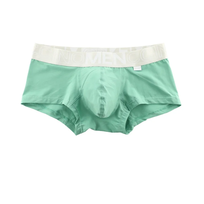 

Мужские хлопковые трусы-боксеры с низкой посадкой, однотонные, дышащие, спортивные, удобные на каждый день