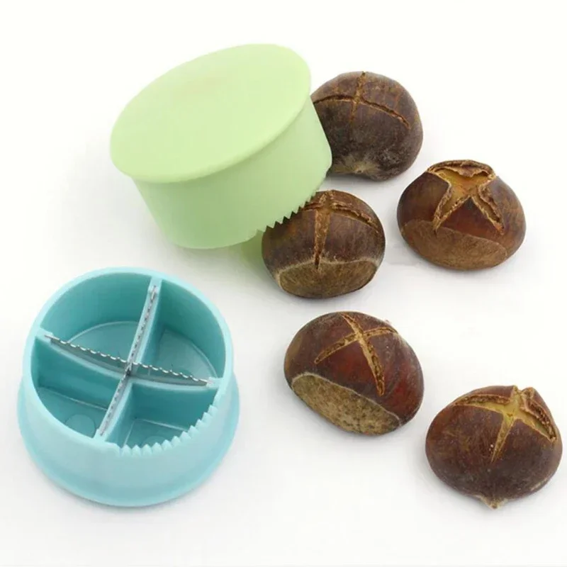 Multifunctional Nut Biscuit Shelling Machine Cross Knife Chestnut Quick Opening Kitchen Walnut Tongs Can Opener Gadget