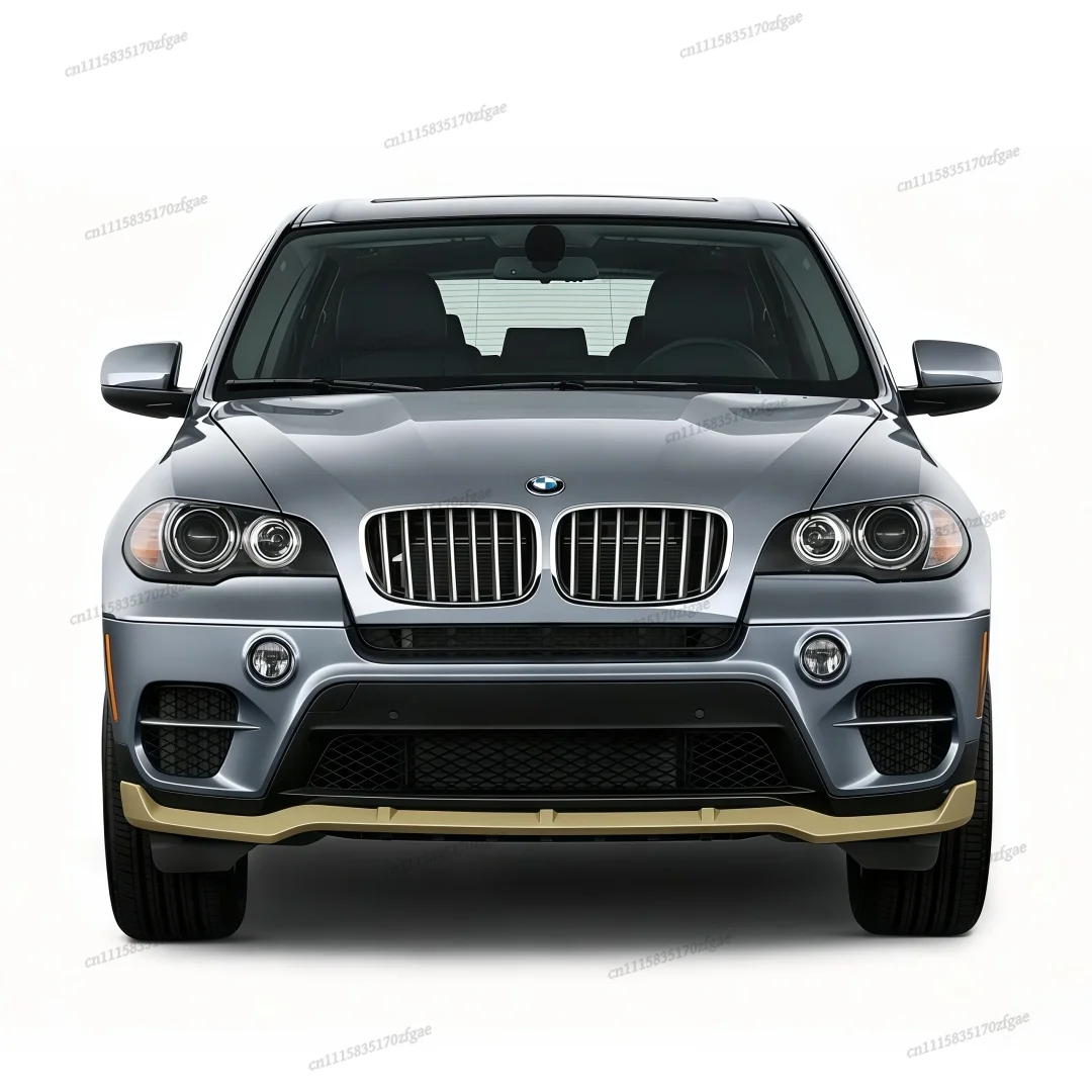 Front Bumper Spoiler Lip Splitter For BMW X5 E70 Glossy Black 2006 2007 2008 2009 2010 2011 2012 2013 ABS Diffuser Auto Tuning