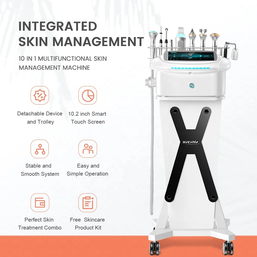 2023 NEW Beauty Health 9 in 1 Korea Aquaskin Smart Multifunction Professional Product Oxygen Jet Machine