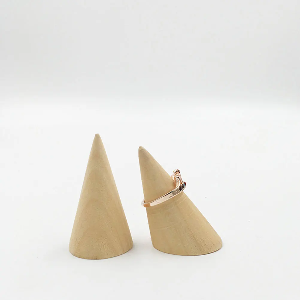 

12 шт., подставка для колец из лотоса, коническая форма, органайзер для ювелирных изделий, прочная стойка для хранения колец для украшения домашнего магазина