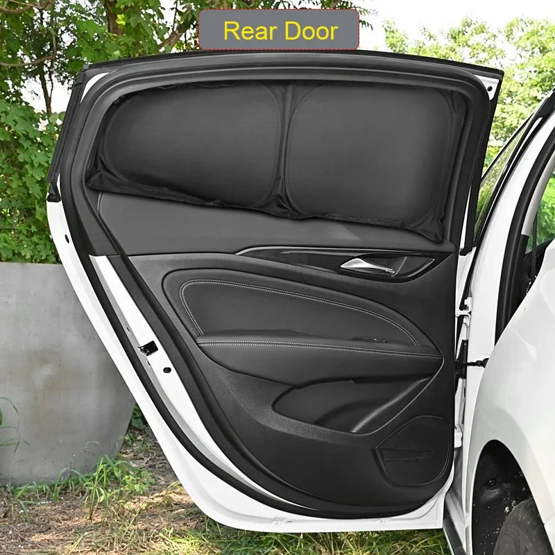 Car Sun Protection Black Windows Privacy Sunshade For BUICK REGAL OPEL INSIGNIA 2017-2024 Auto Anti-UV Protect Cover Accessory