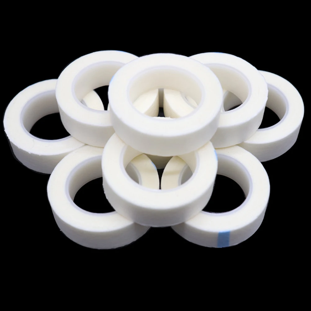 

24pcs Eyelash Extension Tape Lint Free Elastic Glue Makeup Tool Safe Breathable Non Woven Fabric Isolation Patch